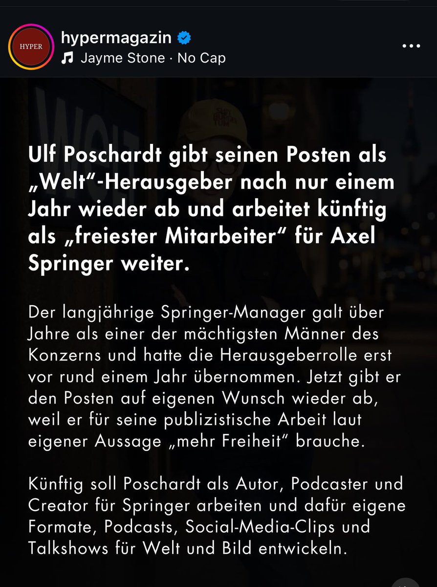 Ulf Poschardt Fan tweet media