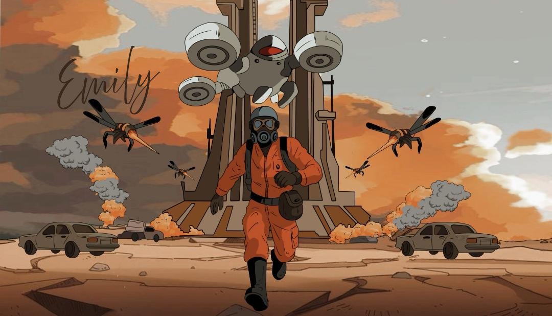 emilyjarvis384's tweet photo. A desolate wasteland, mechanical swarms, and a race for survival. Welcome to the future ๐ค๐ซ๏ธ
#art #commissionopen #commissiondonefor #artwork #future #2dartist https://t.co/AWbnzhOv4M