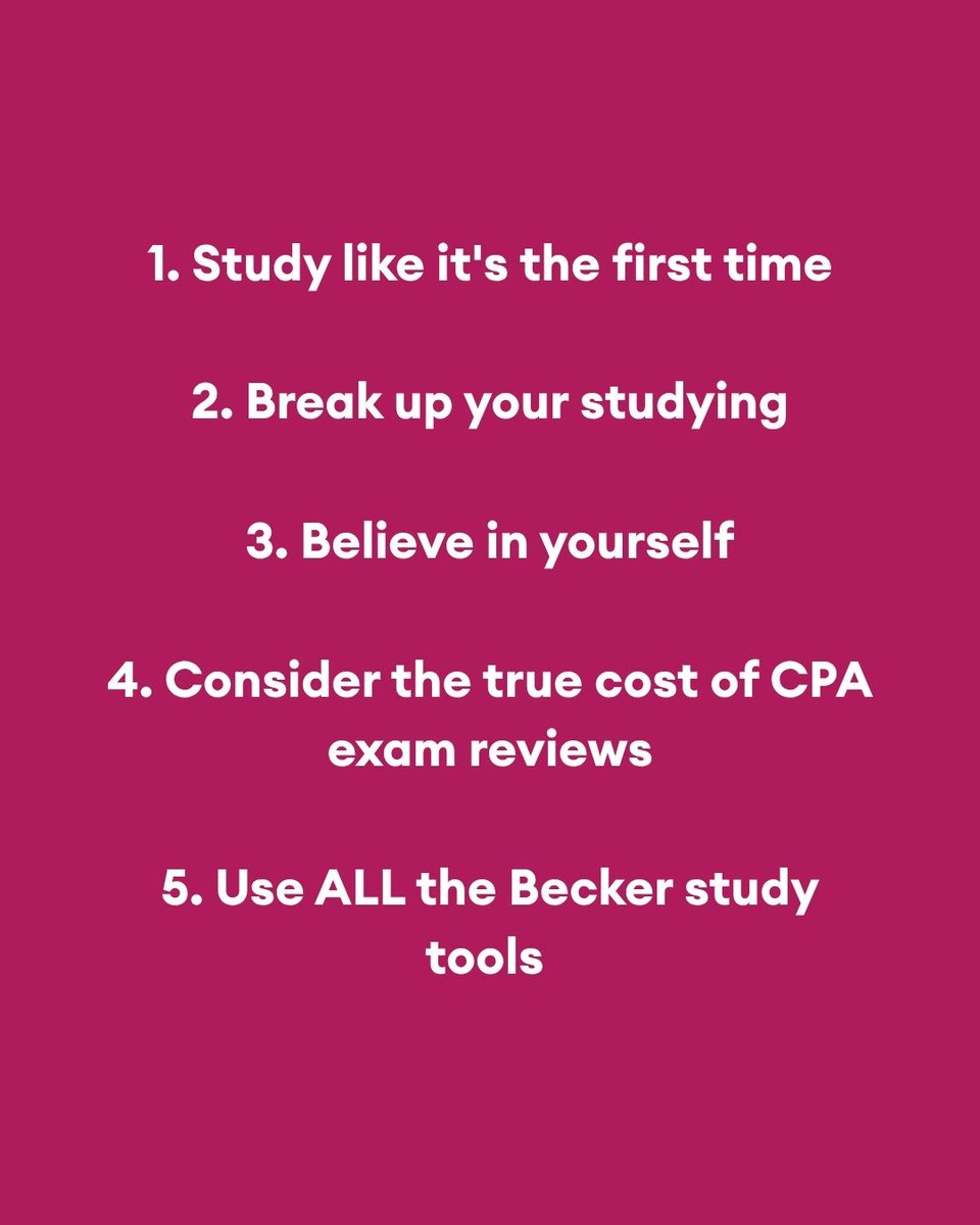 Becker Accounting tweet media