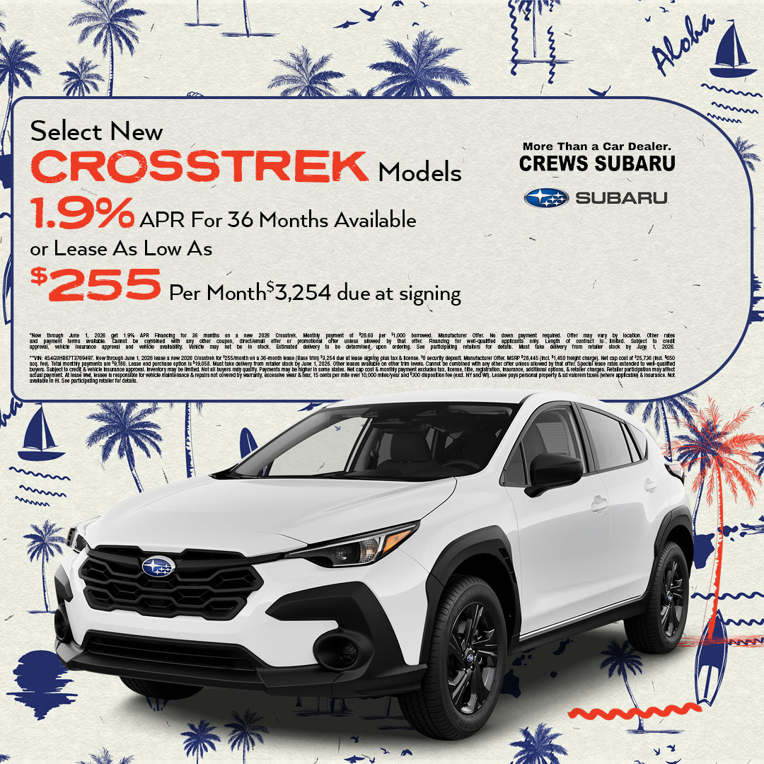 Crews Subaru tweet media