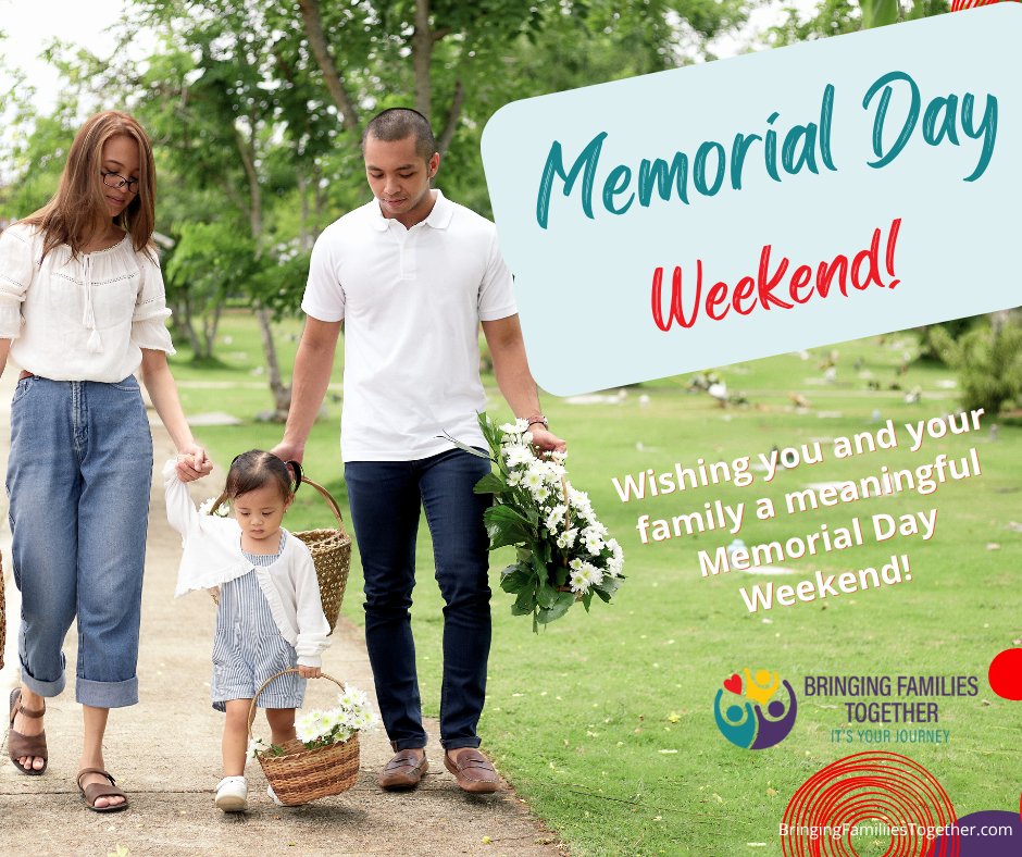 TweetsbyBFT's tweet photo. Wishing You a Meaningful Memorial Day Weekend💜

As we head into this weekend, we pause to honor and reflect with remembrance, gratitude and connection.

Wishing you and your family a peaceful, meaningful weekend.

#MemorialDayWeekend #BringingFamiliesTogether #Gratitude https://t.co/56t95rh8CO