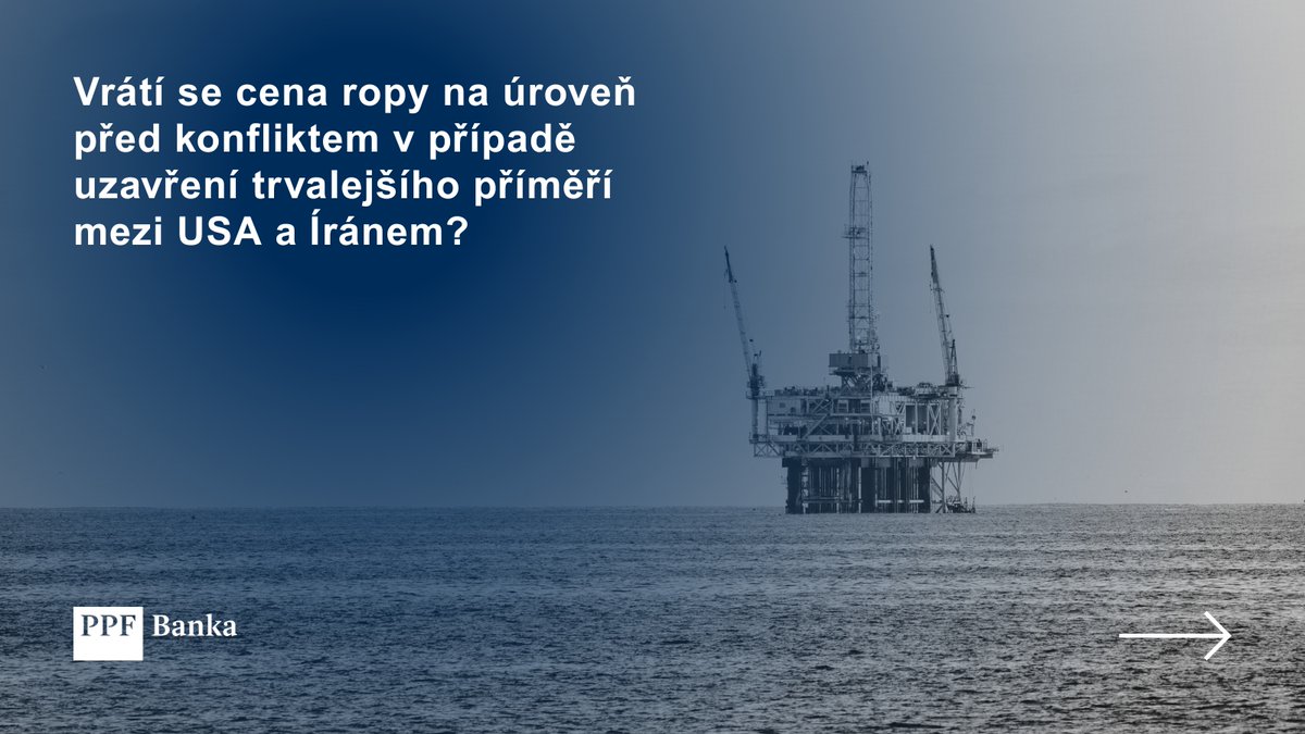 PPFbanka's tweet photo. Přinášíme vám květnový Analytický měsíčník PPF banky. Naši analytici se v něm věnují dopadům války v Íránu na finanční trhy. 

Přečtěte si více na webu PPF banky: https://t.co/kAYGk3AvRx

#ppfbanka #analytickymesicnik https://t.co/s5hndez6Rz