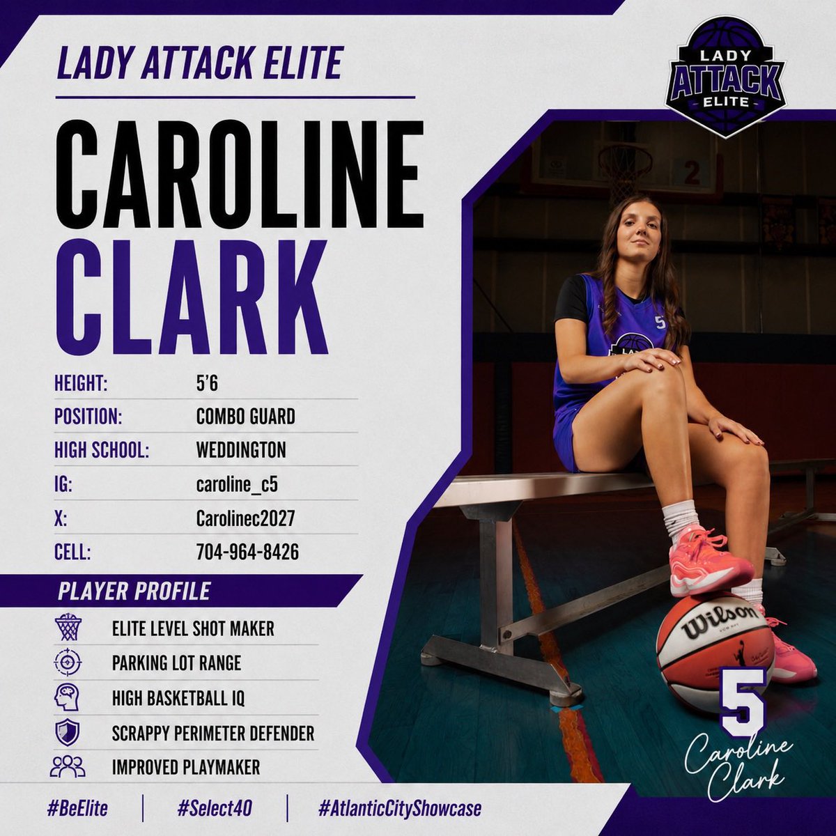 LADYATTACKELITE's tweet photo. College Coaches Tap In🚰
Caroline Clark⬇️

@carolinec2027 @LADYATTACKELITE @SelectEventsBB @Assist_U_ @FOPBasketball @JoshParcell 

#BeElite
#SelectEvents
#ACShowcase https://t.co/sH56wADJXF