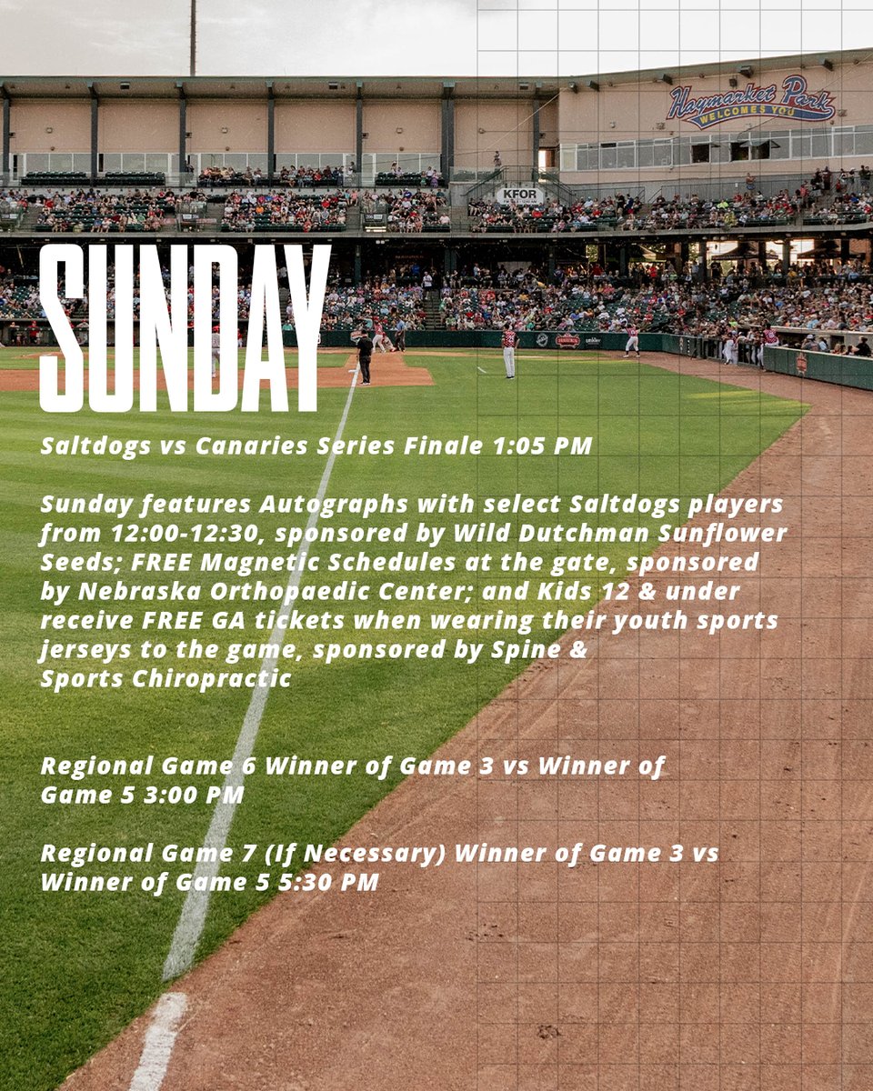 saltdogsball's tweet photo. SOFTBALL REGIONALS SPECIAL ⚾ Opening weekend with the Saltdogs, or NCAA Regional Softball with the Huskers? Why not both! Don't miss any of this weekend's action at Bowlin Stadium and Haymarket Park. Your NCAA Lincoln Regional ticket gets you an exclusive ticket discount at the box office for the Saltdogs opening weekend. Your tickets start at just $10! You get the best in college softball, and in the American Association, all in one weekend.