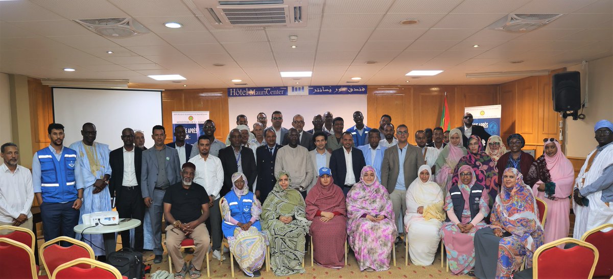 OMS_Mauritanie's tweet photo. 🇲🇷 La Mauritanie renforce sa préparation face aux urgences sanitaires !
Avec l’appui d’@AfricaCDC , de l’#OMS et des partenaires, la #Mauritanie lance la Revue Après Action de l’épidémie de la Fièvre de la Vallée du Rift pour renforcer la préparation, accélérer la détection et bâtir un système de santé plus résilient face aux futures urgences sanitaires.
#AfricaCDC #OneHealth #HealthSecurity #FVR @_AfricanUnion @OMS_Afrique @MSMauritanie