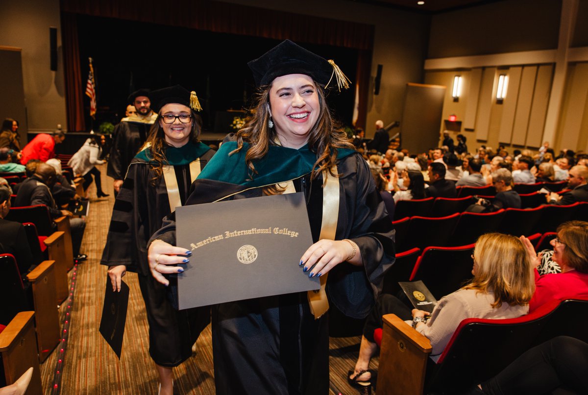 AIConcampus's tweet photo. Last week, #AIC proudly celebrated our #DoctoralHooding Ceremony honoring the dedication, perseverance, &amp; achievement of our graduates as they join a distinguished community of AIC scholars 🎓💛

Congratulations to our doctoral graduates ✨

Full gallery: https://t.co/5NyfJKFx34 https://t.co/2ywzevSa0n