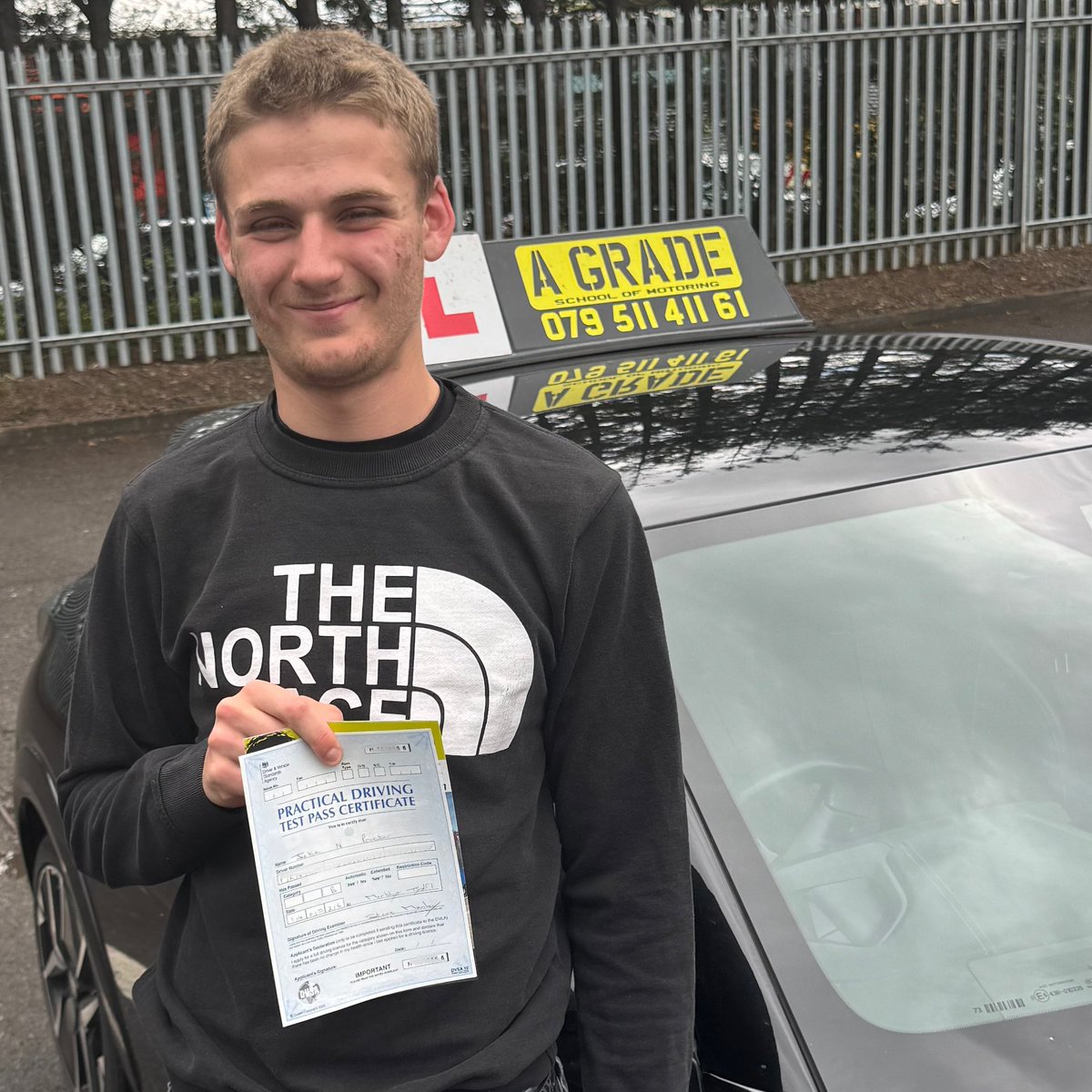 A_Grade_som's tweet photo. Congratulations to Jake on passing his driving test at Merthyr Test Centre this afternoon. Well done Jake, you’ve made the grade :D #makingthegrade #A_Grade_som #happylicenceday #drivinglessonscrosskeys https://t.co/se1aDXUEa3