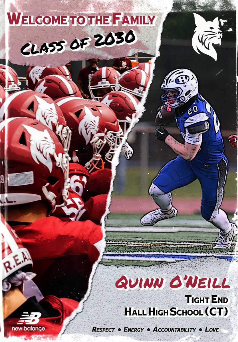 Bates_Football's tweet photo. 🚨Class of 2030🚨

Welcome to the family Quinn O'Neill!

Tight End
6'3" 230lbs
Hall High School (CT)

#REAL https://t.co/Hjg6WaeIqb