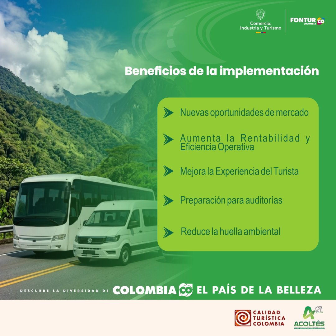 Acoltes's tweet photo. El @mincomercioco a través de @fonturcol y @acoltes_oficial como aliado estratégico abren una convocatoria para que tu empresa implemente las Normas Técnicas Colombianas NTC 6505 o 6506 con acompañamiento técnico especializado, sin costo para ti. https://t.co/XfFiIETACy