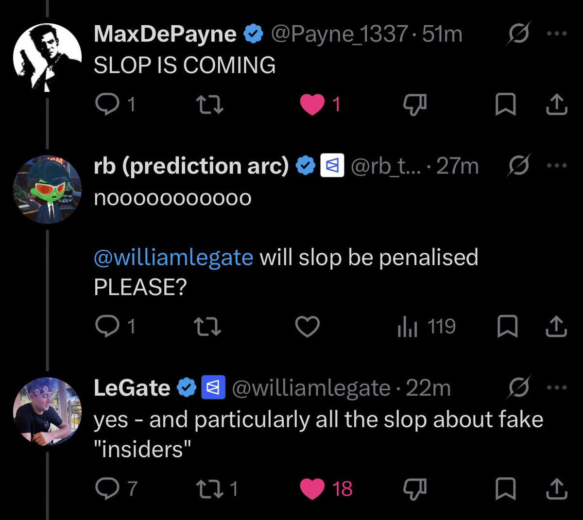 The Prediction Arc tweet media