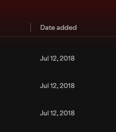 kvtepov's tweet photo. why can't we sort by date added on the web version? @Spotify #usability https://t.co/FLDhb54ICa