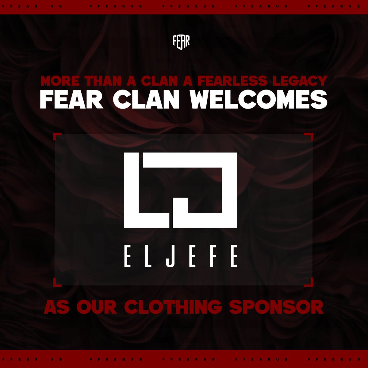 fearclnhq's tweet photo. Fresh threads. New era.

We are hyped to announce that @eljefe.streetwear is officially the Exclusive Clothing Sponsor of FEAR CLAN! From the arena to the streets, we’re leveling up the look.

Keep an eye out new merch drops soon. https://t.co/JVB1e2gfmz