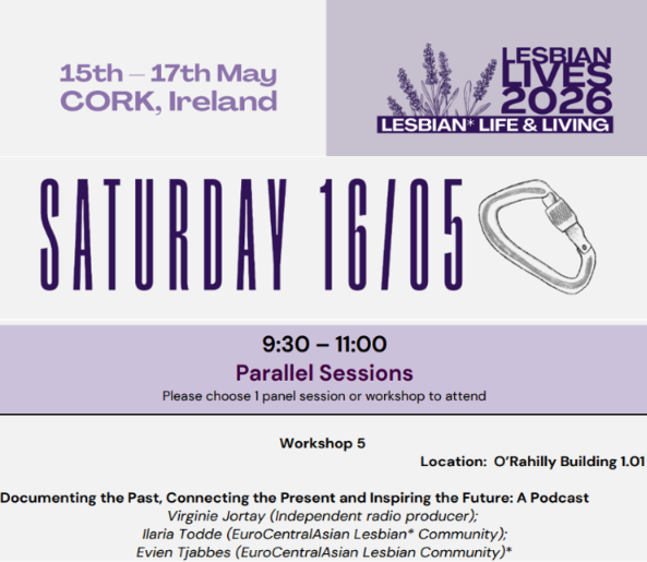 10eke2's tweet photo. Looking forward to presenting the #ILIS herstory podcast at the #LesbianLives2026 Conference in #Cork   https://t.co/izKgKprpyx https://t.co/jyYeRbPpya