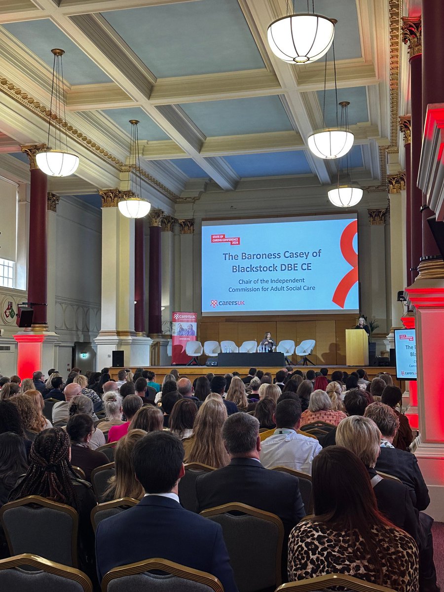 CarersUK's tweet photo. Baroness Casey tells our #StateofCaringConference “the problem is not that people have to care for the people they love, the problem is our lack of clarity and honesty with the public about what the "deal" is".
Read Baroness Casey's full speech here: https://t.co/bSimeiMWMK https://t.co/VmiDH5Hcvf