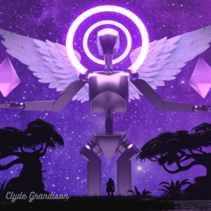 ClydeGrandison's tweet photo. Art of the Day! "The Mysterious Entity". Buy at: https://t.co/EGJkdjDlGj https://t.co/MAIMWFBjp6