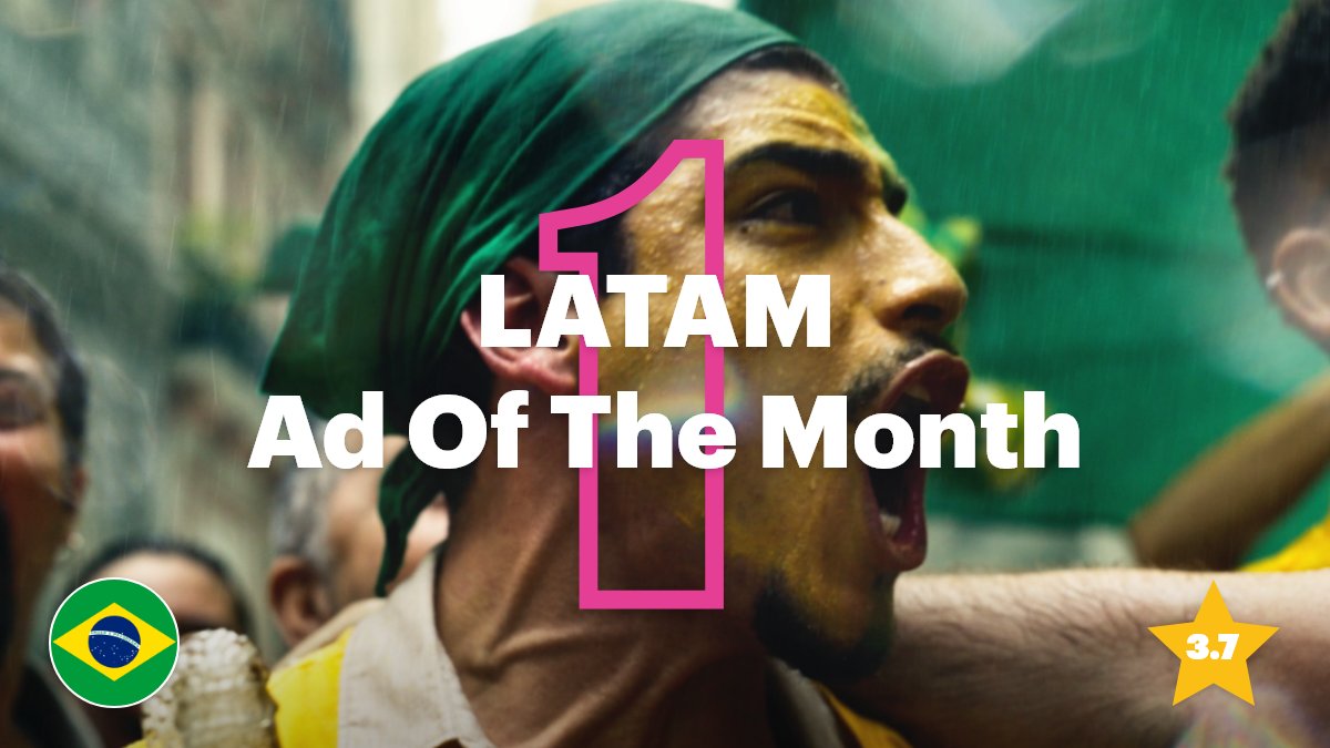System1Research's tweet photo. Our Ad Of The Month Brazil is from @CocaCola’s World Cup campaign with @OgilvyBrasil. The ad celebrates Brazil’s history in the competition through the emotions of fans and their relationship with Coca-Cola. Find out more in our Test Your Ad report: https://t.co/zOCqQ9qyDp https://t.co/IZ1YMuDByP