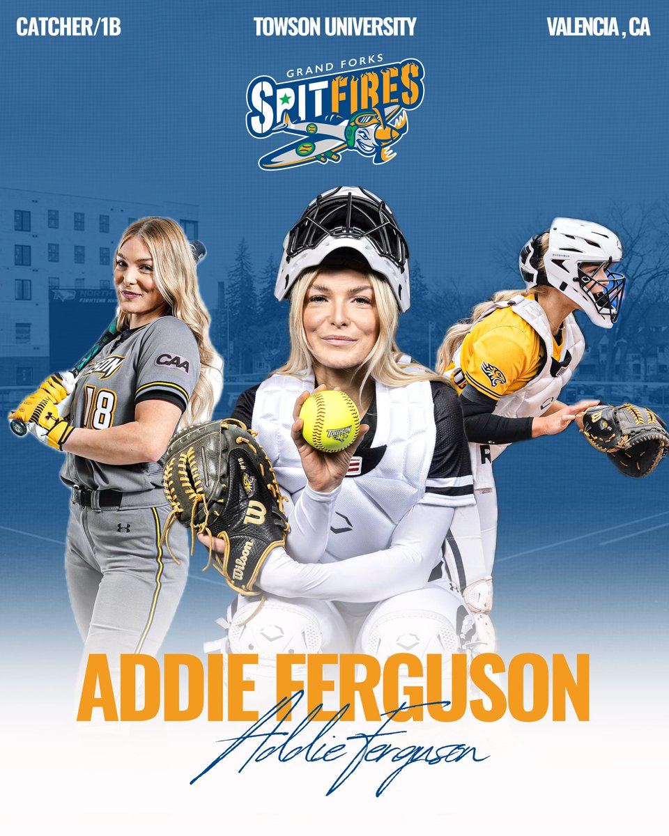 SpitfiresSB's tweet photo. SIGNED: Addie Ferguson

Towson University
Catcher/1B |

A strong catcher… and she’s ready to make an impact behind the plate all summer long. 🔥

👉 Join the newsletter to stay up to date: https://t.co/nrM9AIIvmP https://t.co/noJCIzeC8g