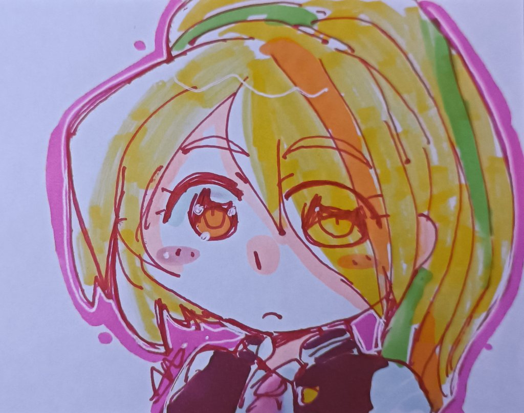 今日のラクガキ。 ゾンビランドサガの二階堂 サキさん。