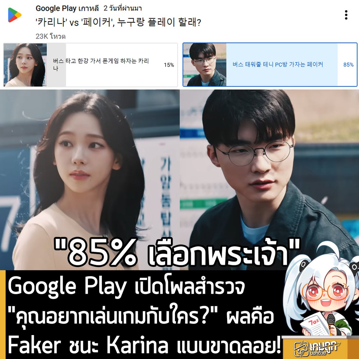 เกมถูกบอกด้วย tweet media