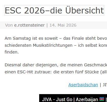 erottensteiner's tweet photo. https://t.co/Wx5A3mKcBW
ESC 2026 https://t.co/DEXgcSSUKO