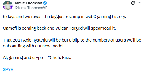 Crypto_Doofy's tweet photo. Absolute bollocks. I remember when all the retards were shilling $pyr saying "$250-300". Where are they now? Gone with your cash. 1000x my arse. 

This drivel is just trying to drum up any hype until zero and they close the doors. GL to the buyers, maybe you'll get one last p&amp;d. https://t.co/J56QZns3hi