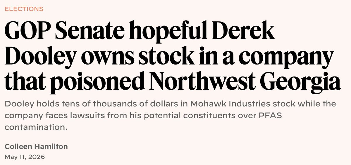devoncrat's tweet photo. Where in this "clear set of standards" does it condone investing tens of thousands of dollars in a company that poisoned Northwest Georgians? Is that included in the contract? https://t.co/C36fLXXZAV