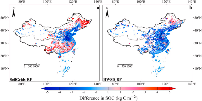 jaaronhogan's tweet photo. Check out this recent work, which shows how SoilGrids250m v2.0 and HWSD v2.0 underestimated Soil Organic #Carbon (SOC) in Chinese urban greenspaces:  https://t.co/WCsPl4upjK https://t.co/peGNqyArit