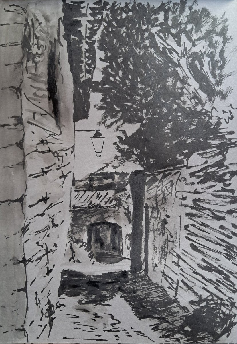 Burger99x's tweet photo. Ruelle en Provence. (Pentel japan)
#encre https://t.co/METKlNqHl1