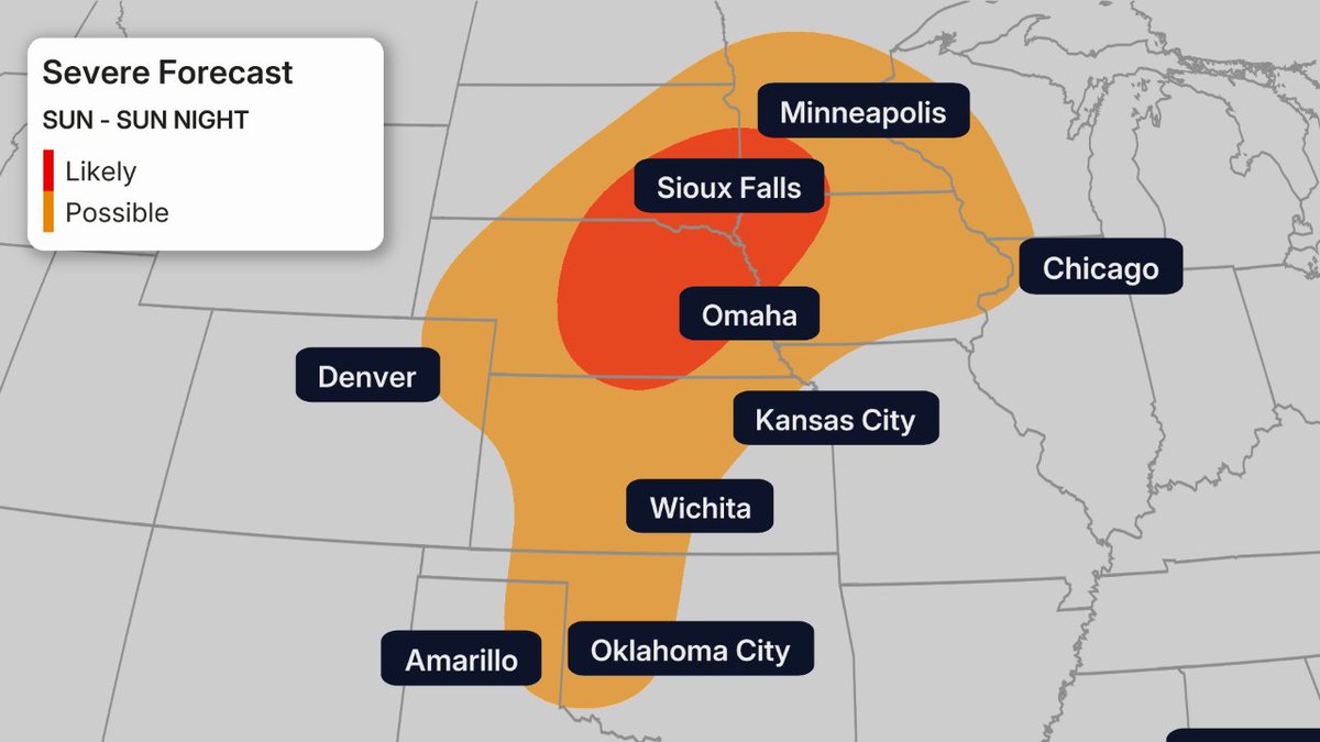 DefyDisaster's tweet photo. Beginning Sunday, the Plains could see a #severeweather outbreak w/ threats of #Tornadoes, damaging #winds &amp; large #hail.

Stay safe: https://t.co/NILVvOJk9M

📷: https://t.co/S8hKKMko5g 

#DefyDisaster #DisasterPreparedness #Disaster #Tornado #Storm #Storms #Weather https://t.co/ENmB3OgRHj