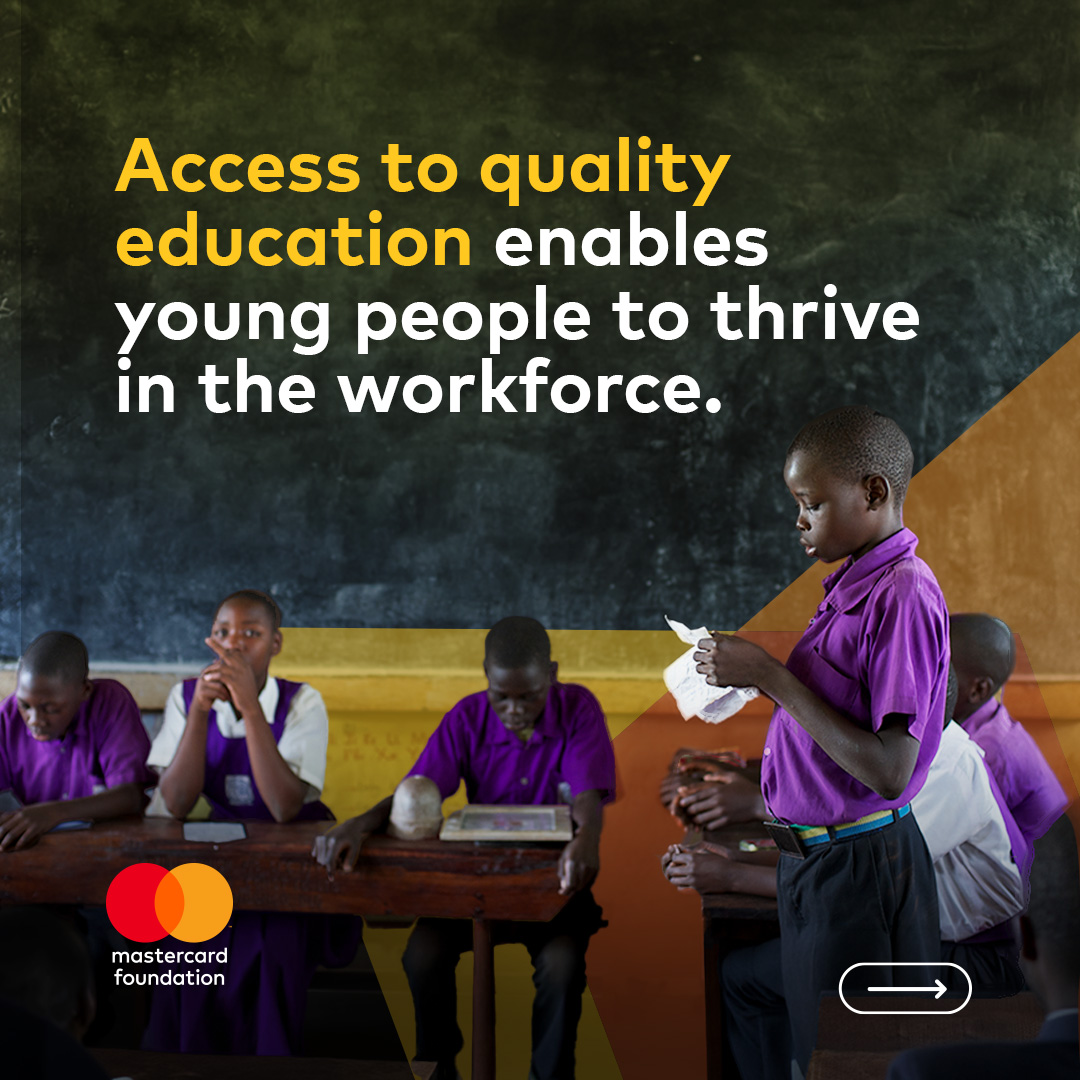 Mastercard Foundation tweet media