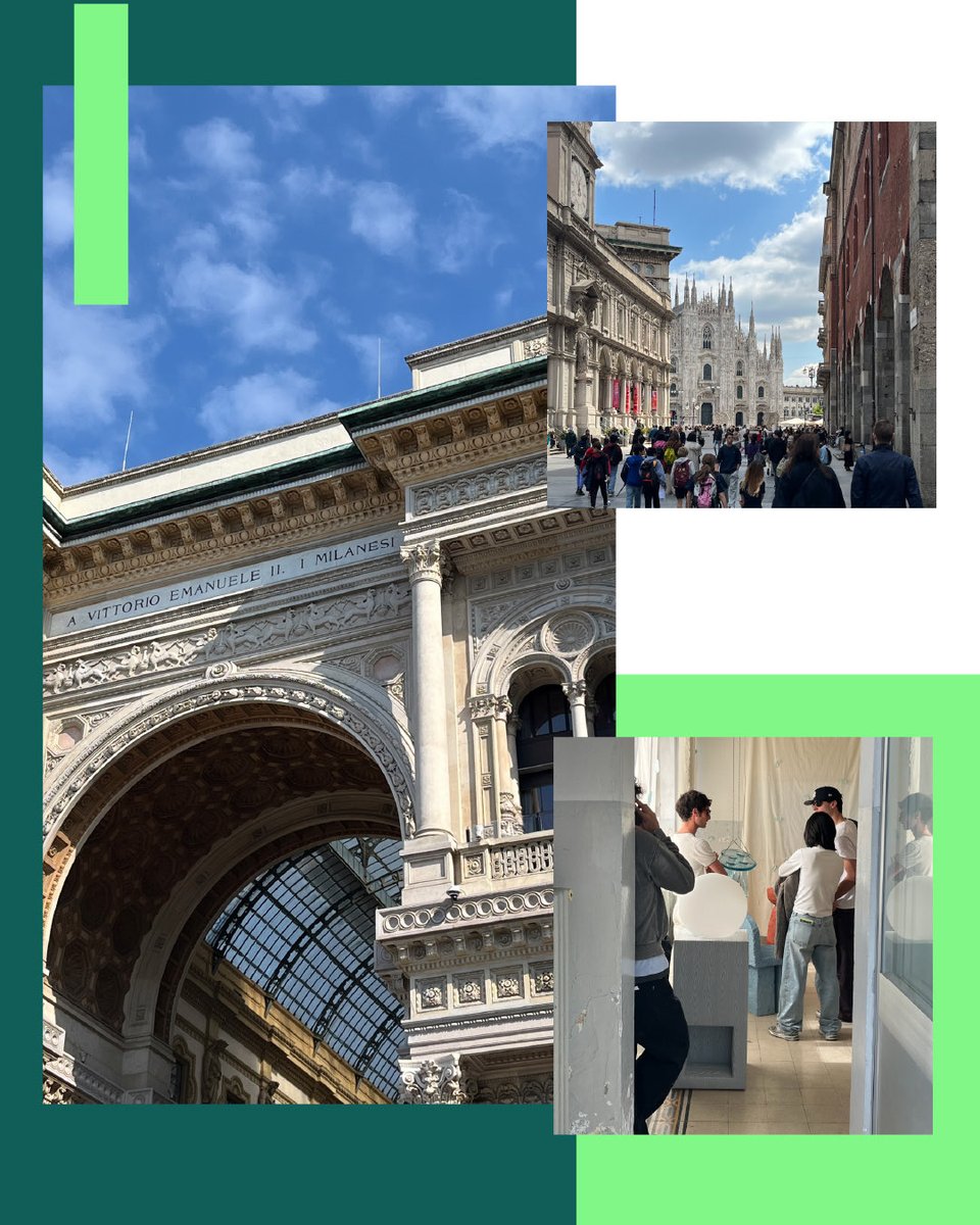 udit_es's tweet photo. ✨ Milán a través de los ojos del diseño
Más de 50 estudiantes de Interiores de UDIT han vivido la Milano Design Week y el Salone del Mobile desde dentro 🚀
Arquitectura, tendencias y diseño contemporáneo en una experiencia para aprender el diseño en su contexto real 🌍
#UDIT https://t.co/zgUNejR2Al
