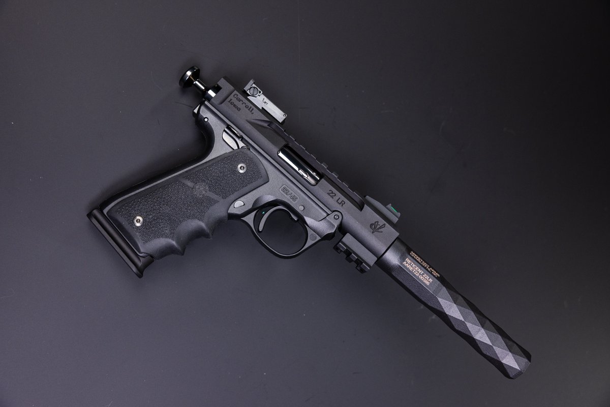 VolquartsenGuns's tweet photo. Mini Monday featuring our Mini Black Mamba and an @AngstadtArms Reticent 22LR suppressor! https://t.co/teqcz2Q2Ft