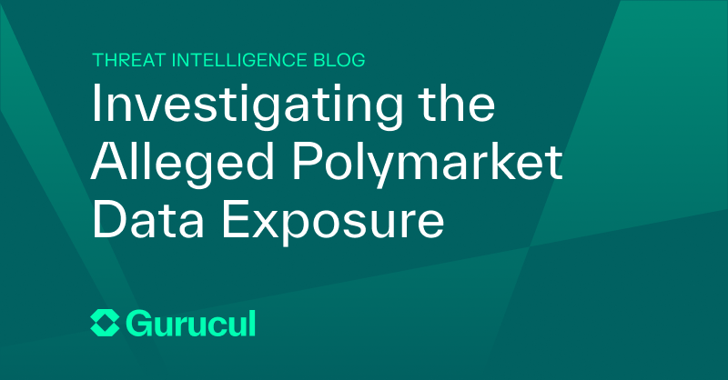 Gurucul's tweet photo. Not every “data leak” comes from a breach.

The alleged Polymarket incident shows how public APIs + blockchain metadata can still create major privacy and reconnaissance risks at scale.

Public data ≠ harmless data.
https://t.co/9EDCuRde9r https://t.co/Day766AJKe
