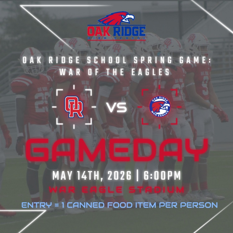 ORWarEagles's tweet photo. We know you're ready for High School Spring Football!! Well here's your invite!! Get a glimpse at the future of War Eagle football!!! https://t.co/JpiIbMFR2T