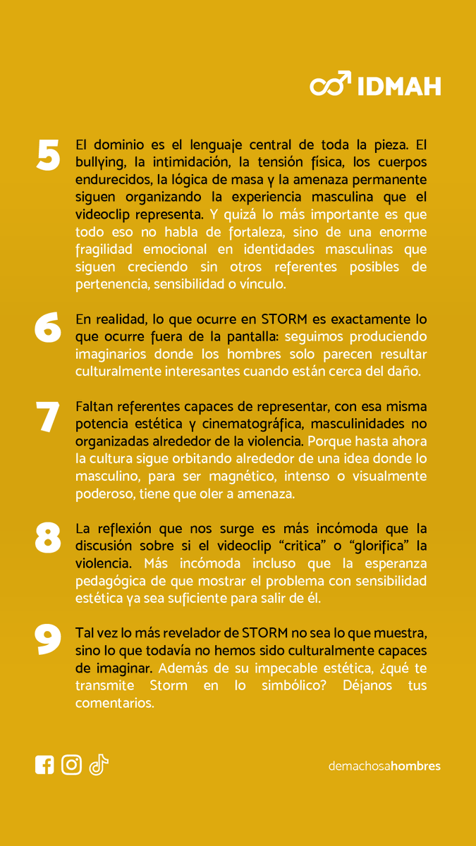 machosahombres's tweet photo. Storm y el problema de imaginar hombres sin violencia
Además de su impecable estética, ¿qué te transmite Storm en lo simbólico? Déjanos tus comentarios.
#demachosaHOMBRES #STORM #GENER8ION #IdentidadMasculina #MasculinidadConsciente https://t.co/tVryGhT2Xk
