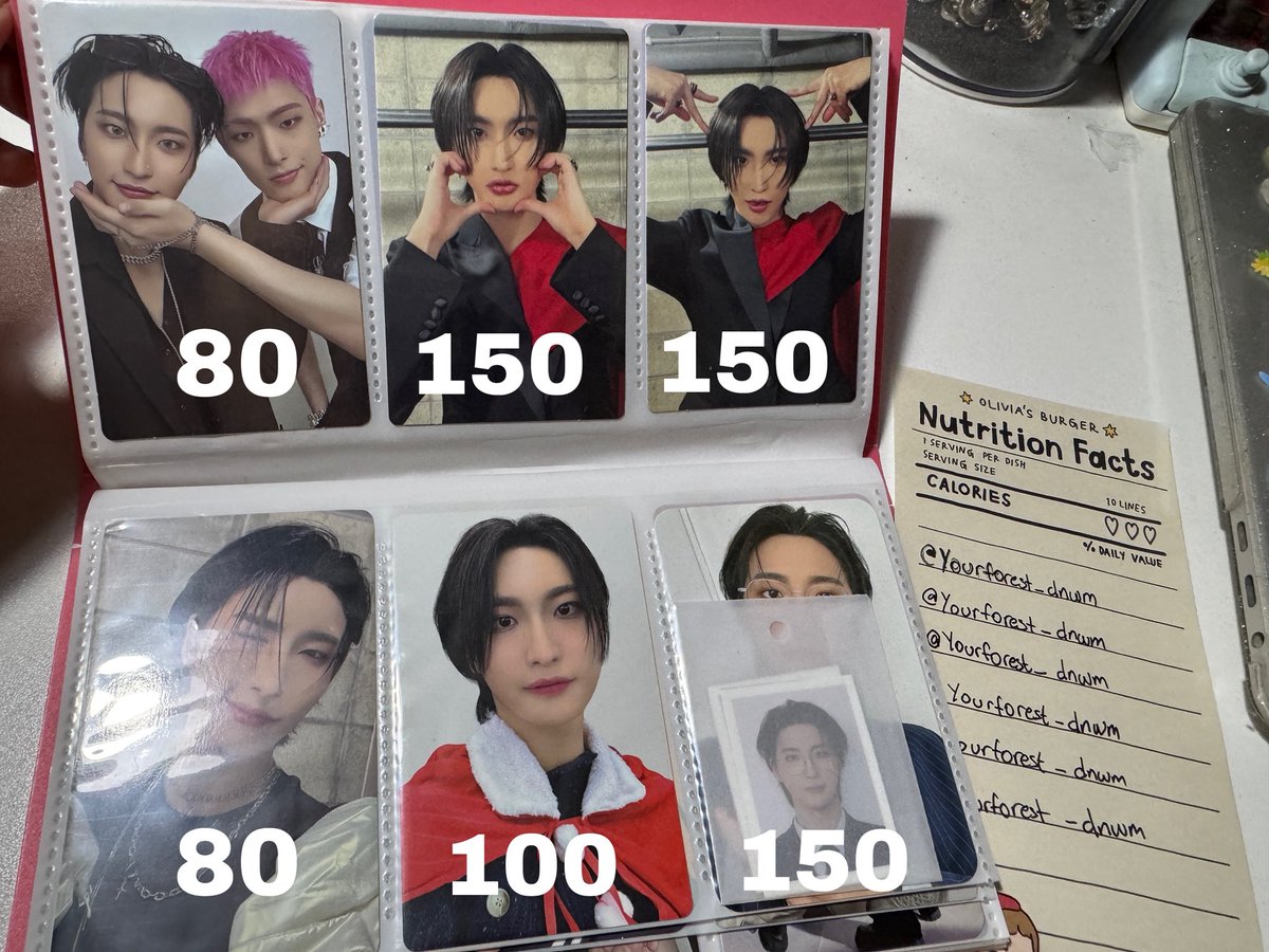 yourforest_dnwm's tweet photo. 🤍 wts / ปล่อย / ขาย 

ราคาตามรูปคับ

🥤ขั้นต่ำ 300 ส่งฟรี 
🍮 สนใจ / ซื้อ - pls DM 

#ตลาดนัดatiny #ตลาดนัดateez #ตลาดนัดkpop https://t.co/bsvCVfi9YU