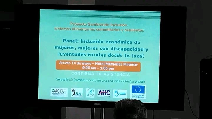 YiseilisF's tweet photo. Presente #ACPDI en el Panel "Inclusión económica de mujeres, mujeres con discapacidad y juventudes rurales desde lo local"
del Proyecto
Sembrando Inclusión: sistemas alimentarios comunitarios y resilientes.
@MTSS_CUBA @JesusOtamendiz @IsraelA97520431 @lix https://t.co/JADnbej9Sb