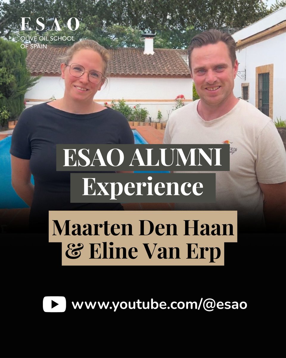 ESAO_Spain's tweet photo. Maarten y Eline, propietarios de un olivar en Corfú, comparten su experiencia tras el Olive Grove Management Course de ESAO.

▶️https://t.co/hKmkfeXgtp

Maarten and Eline, olive grove owners in Corfu, share their experience after ESAO’s Olive Grove Management Course. https://t.co/lKXXPrzyBi