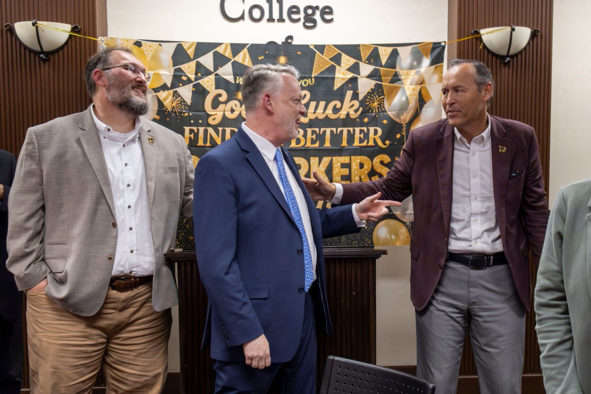 TXSTCOE's tweet photo. It's a time of changes, farewells, and new beginnings! In a bittersweet ceremony, we bid farewell to the incredible Dean Michael O'Malley. We'll miss you dearly and wish you all the best on your next big adventure! 🩷 https://t.co/FEclPI59cj