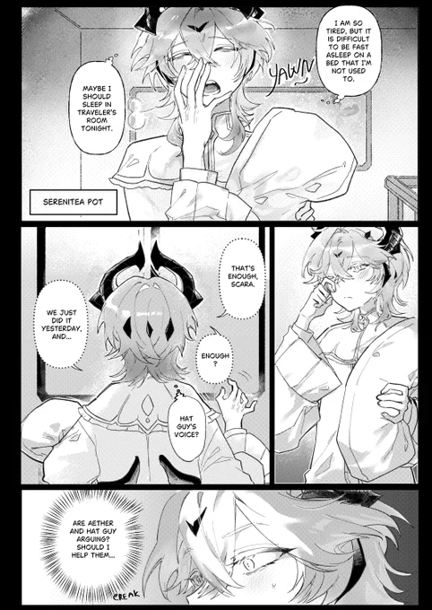 Teapot story pt. 1 from Yagi's March teatreon 😊
(2/5)

#scaraether #durither 