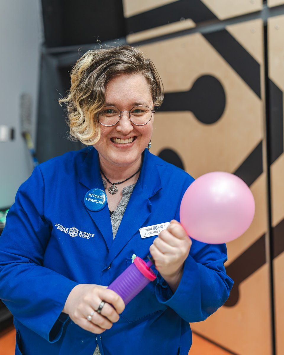 ScienceNorth's tweet photo. Do you have what it takes to land on the Moon? 🌖
 
Join us this May long weekend for our newest workshop: Egg-stronaut Lander (Atterrisseur astron-oeuf)! 🥚🧑‍🚀

Inspired by the Artemis missions, this challenge tests your engineering skills. You'll design and build a lunar lander using materials like balloons, straws, and craft sticks. Once your craft is ready, we’ll drop it from 3 meters high to see if your Egg-stronaut survives the impact.
 
When? Starting this Saturday. Where? Science North. The goal: build a lander that keeps your egg intact.
 
If your design can’t handle the drop, you can head back to the drawing board. Come find out if you have the "write" stuff for space exploration!