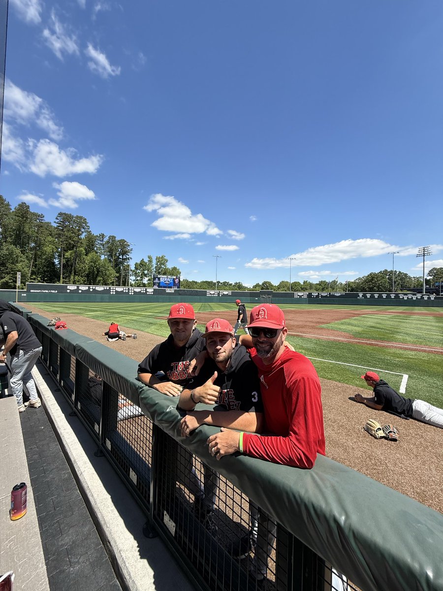 AbbeyBaseball's tweet photo. Great day here in Salisbury! Game one of the regional today at 2pm. Let’s have a day!

#raiseit 🚩🚩 https://t.co/FRZRoCQ8aY