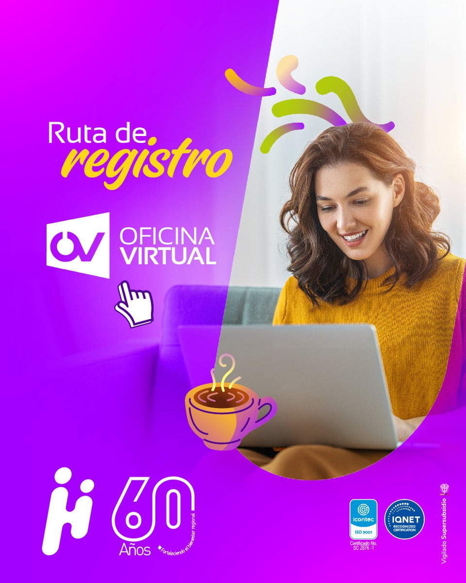 comfamiliarh's tweet photo. 👀 ¿Aún no estás registrado en nuestra Oficina Virtual? Aquí te mostramos el paso a paso para crear tu cuenta y empezar a realizar tus trámites de forma más fácil, rápida y sin filas. ✍🏻 https://t.co/fGjBool7Su