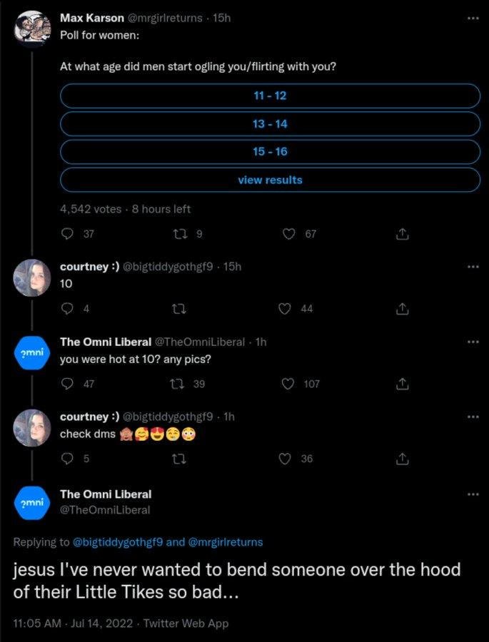 DesperateLuck's tweet photo. @Bozeman4811271 @Mike_from_PA @LordYaoi @naaycoqui Whoa, he threatened this guy? Im so distraught https://t.co/PeVvIxTsYi