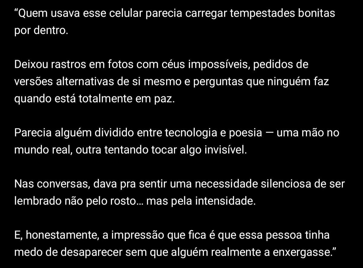 CHMCPE12's tweet photo. @zcahverse Cara..."Tempestades bonitas por dentro e o medo de desaparecer sem que alguém realmente a enxergasse" me pegaram desprevenido. https://t.co/eI6MsfwOHT