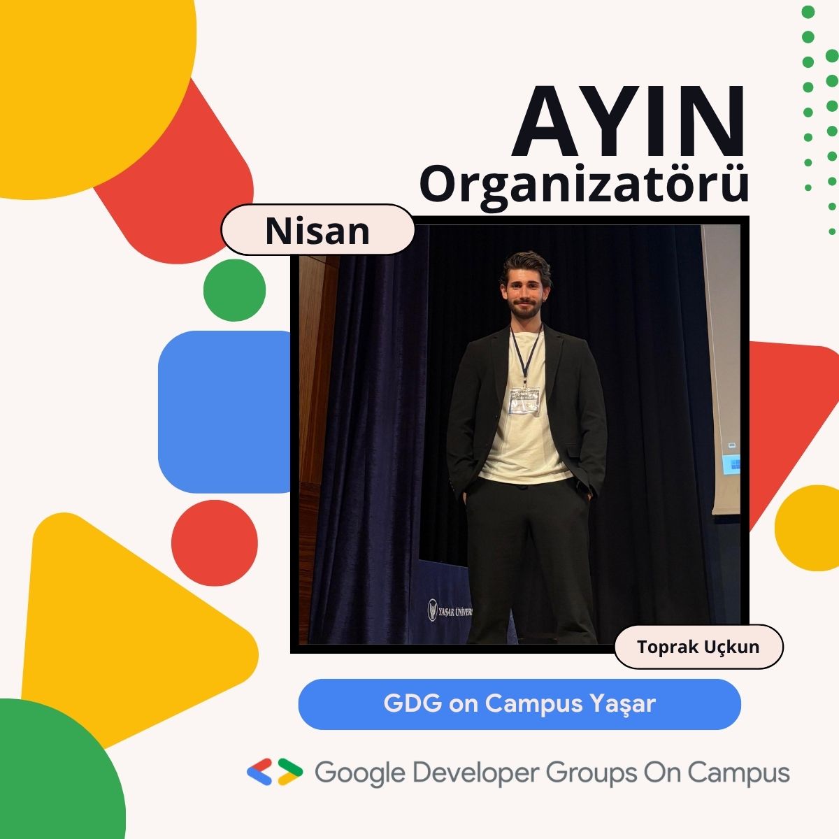 gdgmenat's tweet photo. 🎉 Nisan Ayının Organizatörü: Toprak Uçkun!

Bu ay, Toprak ortaya koyduğu disiplinli çalışma, sürekli katkı sağlama isteği ve yüksek sorumluluk bilinciyle öne çıktı. 🚀

Gösterdiği tüm emek, enerji ve katkılar için Toprak’ı gönülden tebrik ediyoruz! https://t.co/boJJKdwaDz