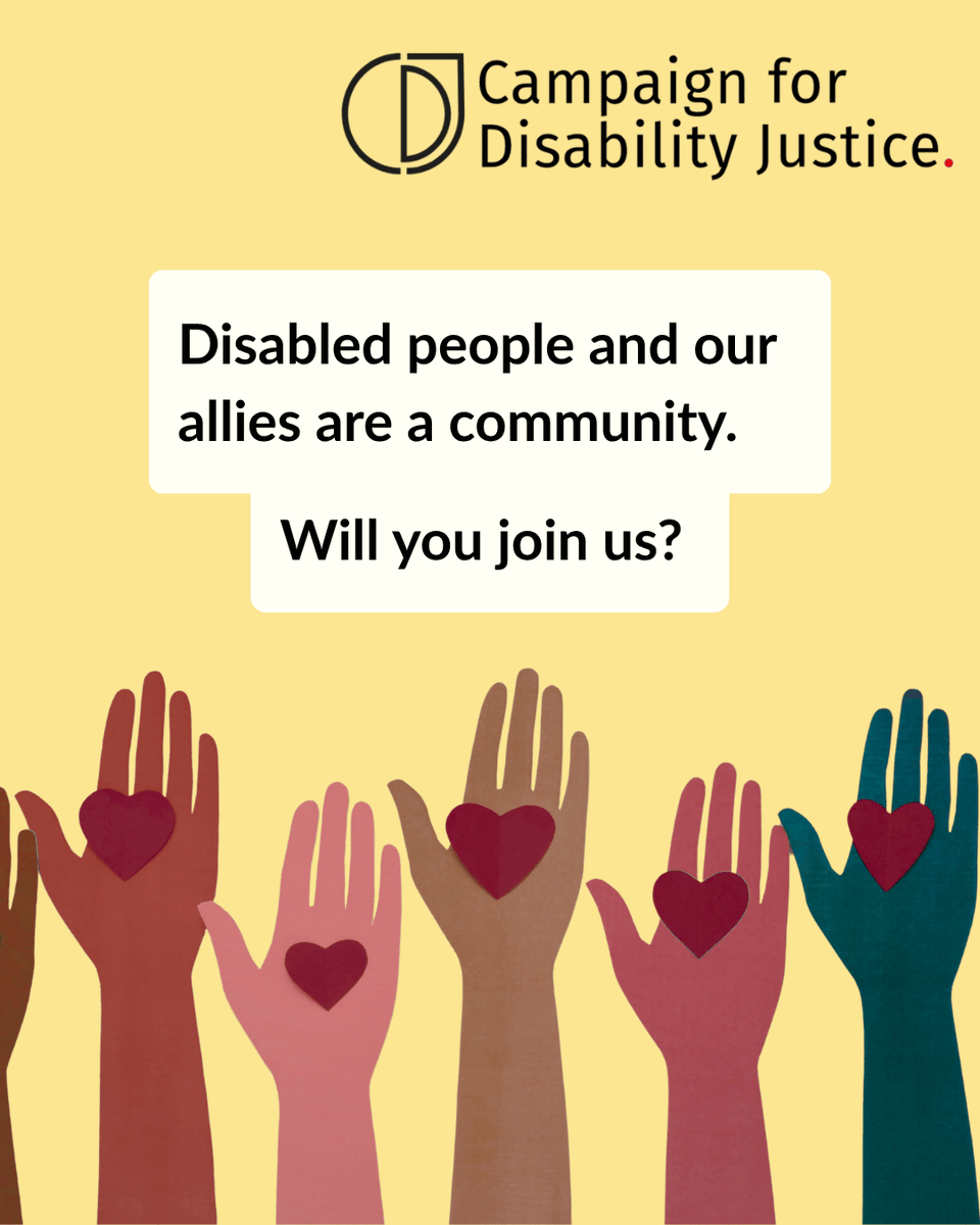 Campaign for Disability Justice tweet media