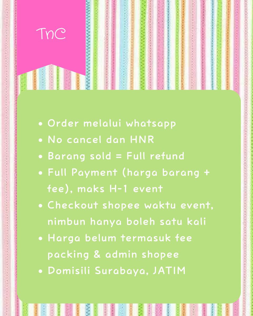 peachymoonbear's tweet photo. 🧁OPEN JASTIP P-LAND VOL 5 🧁
6 - 7 June 2026 
• Fee start 2k/ item 
• ⁠Will do Live shopping 
• ⁠Accept Pickup
🛍️ Order Via DM/Join Go (WA)
📦 Shipping Via Shopee (Surabaya)
❌ CANCEL/HNR
💳 BCA
Please read the TnC below! If you have any questions please DM me or @wtnbxerc https://t.co/1ePh7bUgbo
