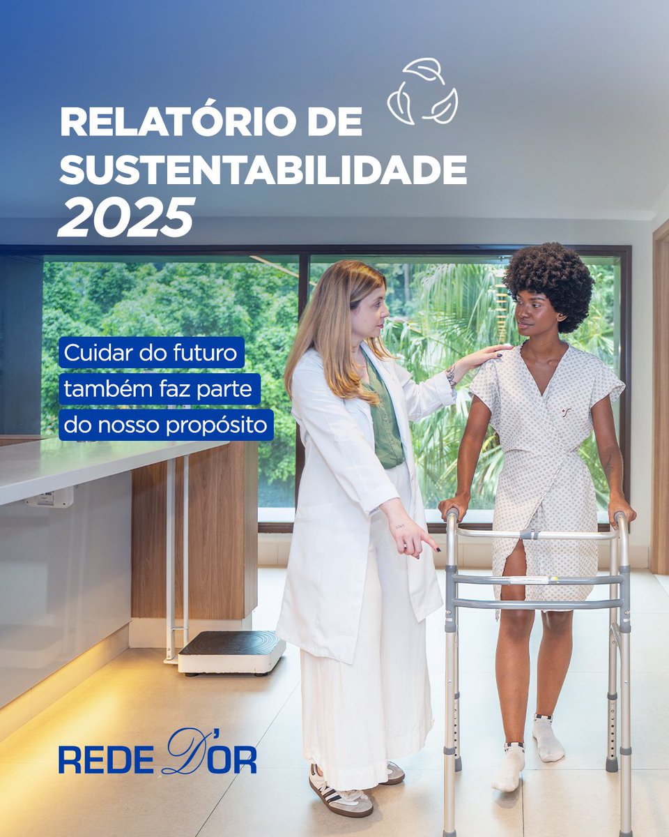 rededor's tweet photo. Está disponível o Relato Integrado de Sustentabilidade 2025 da Rede D’Or. Se trata de uma publicação anual que reúne nossos avanços ao longo do último ano e reforça como seguimos incorporando práticas ESG à nossa atuação.

https://t.co/L2aek04fIO https://t.co/HWiqCNSSGP