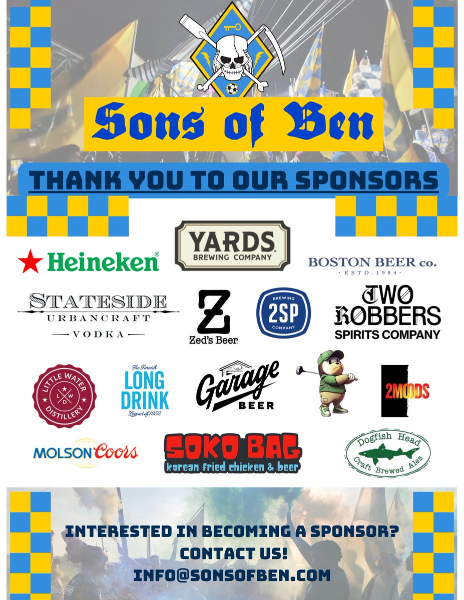 SonsofBen's tweet photo. It's our last tailgate before the World Cup break. Rally behind the Union for one last push at home until we return in July
https://t.co/nFaAb5cNGI

There are several open volunteer spots that need to be filled. We can't run tailgates without your support!
https://t.co/npYE1h0Qow https://t.co/eMKj1hQEdE